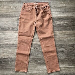 Sonoma Women's Tan Straight Leg Jeans